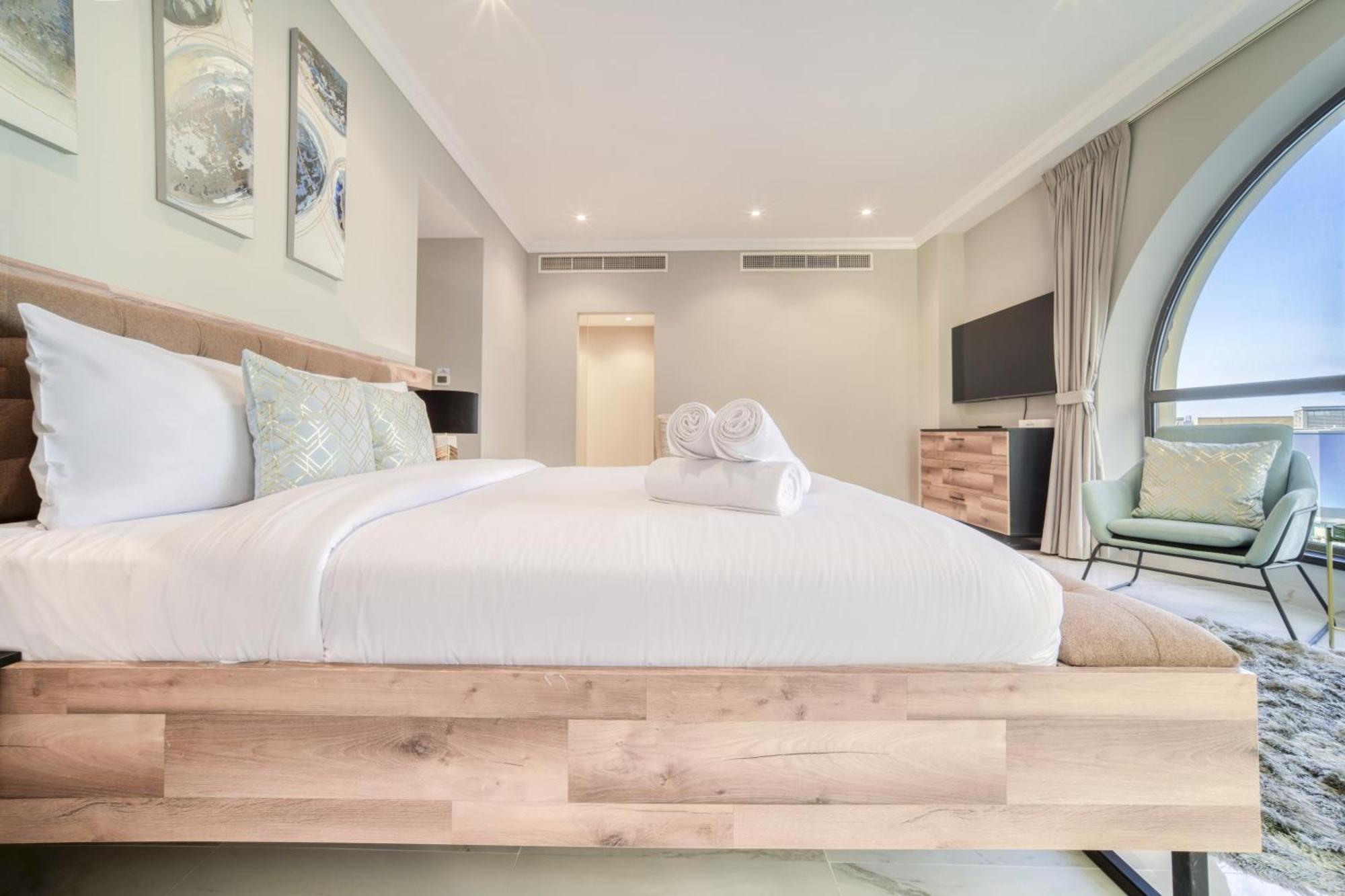Luxurious 4 Bedroom Duplex With Terrace & Sea View Dubai Luaran gambar