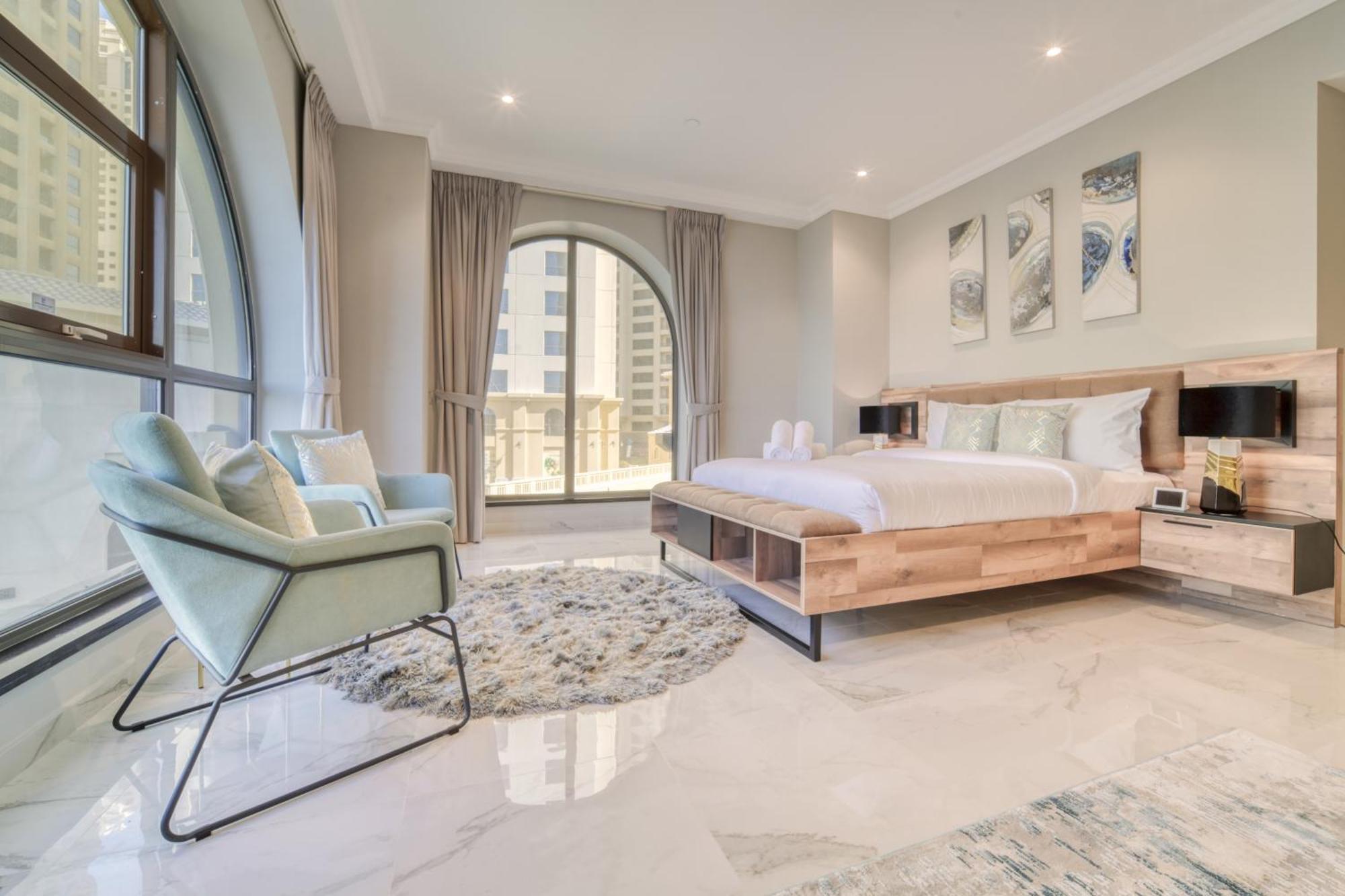 Luxurious 4 Bedroom Duplex With Terrace & Sea View Dubai Luaran gambar