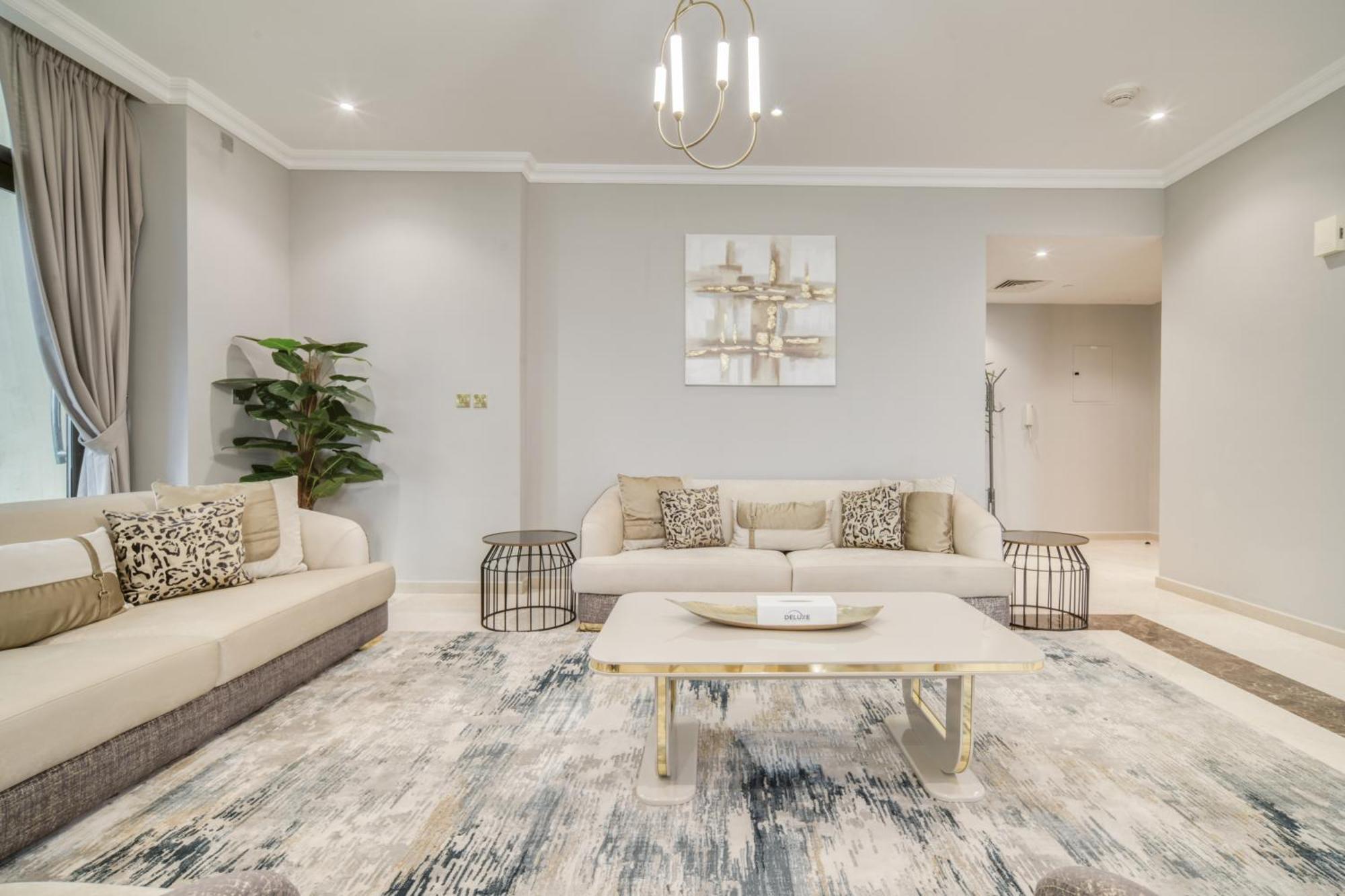 Luxurious 4 Bedroom Duplex With Terrace & Sea View Dubai Luaran gambar