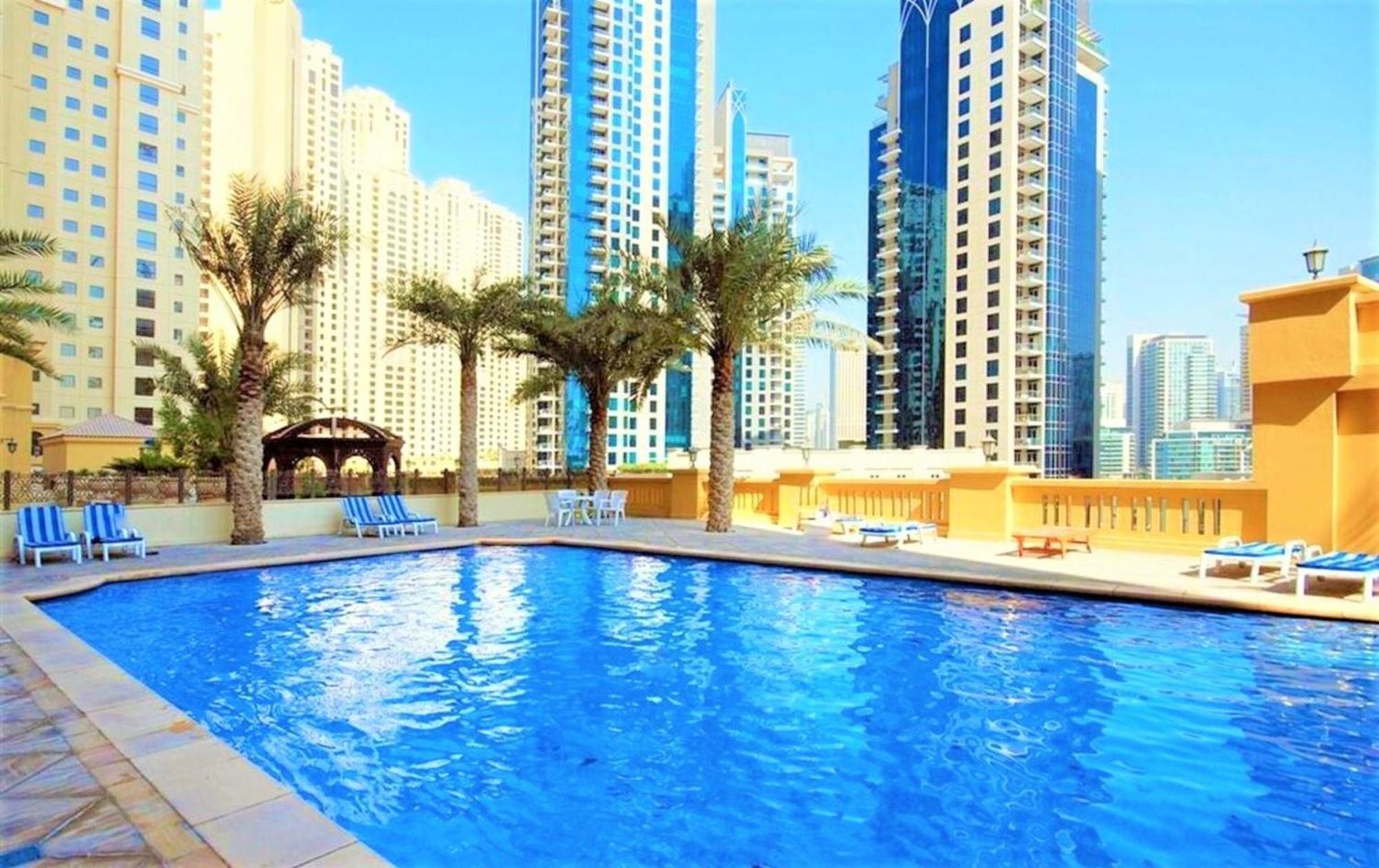 Luxurious 4 Bedroom Duplex With Terrace & Sea View Dubai Luaran gambar
