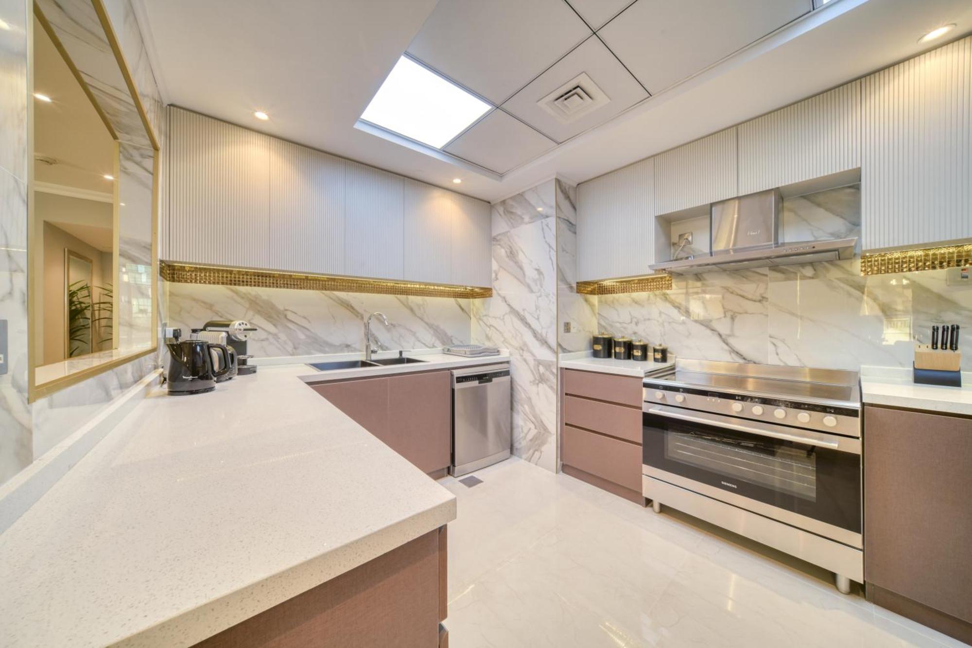 Luxurious 4 Bedroom Duplex With Terrace & Sea View Dubai Luaran gambar